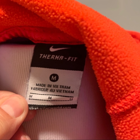 Nike Therma Fit Swoosh Hoodie M Logo Colorblock - Picture 8 of 8